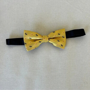 Macanoco‎ and Co. Silk Pre-Tied Scottie Dogs Bow Tie Neck Tie Made In The USA